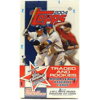 2004 Topps Traded & Rookies Baseball Hobby Box