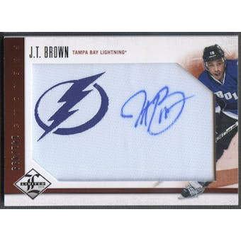 2012/13 Limited #202 J.T. Brown Rookie Jersey Auto #141/499