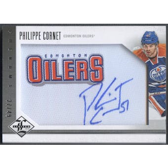 2012/13 Limited #225 Philippe Cornet Silver Rookie Jersey Auto #27/49