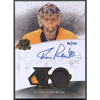2010/11 The Cup #HNTR Tuukka Rask Honorable Numbers Patch Auto #16/40
