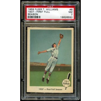 1959 Fleer Baseball #8 Ted Williams PSA 7 (NM) *6550