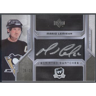 2006/07 The Cup #SSML Mario Lemieux Scripted Swatches Patch Auto #18/25