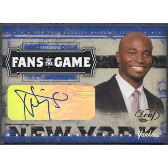 2005 Leaf #3 Taye Diggs Fans of the Game Auto