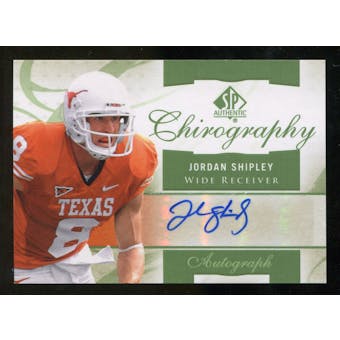 2010 Upper Deck SP Authentic Chirography #JS Jordan Shipley Autograph
