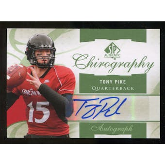 2010 Upper Deck SP Authentic Chirography #TO Tony Pike Autograph