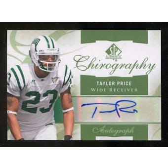 2010 Upper Deck SP Authentic Chirography #TP Taylor Price Autograph