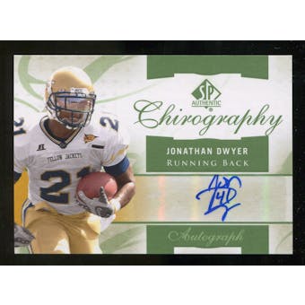 2010 Upper Deck SP Authentic Chirography #JD Jonathan Dwyer Autograph