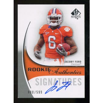 2010 Upper Deck SP Authentic #172 Jacoby Ford Autograph /599