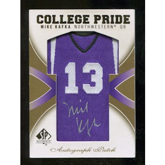2010 Upper Deck SP Authentic College Pride Patch Autographs #MK Mike Kafka Autograph