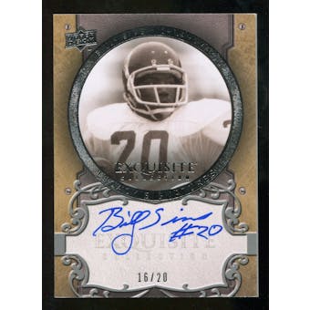 2010 Upper Deck Exquisite Collection Legacy Signatures #LSI Billy Sims Autograph 16/20