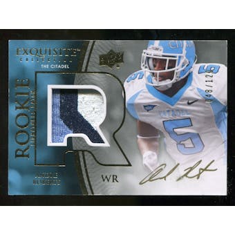 2010 Upper Deck Exquisite Collection #112 Andre Roberts RC Patch Autograph /120