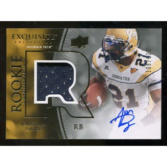 2010 Upper Deck Exquisite Collection #124 Jonathan Dwyer RC Patch Autograph 108/120