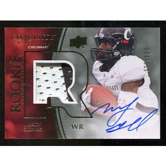 2010 Upper Deck Exquisite Collection #127 Mardy Gilyard RC Patch Autograph /120