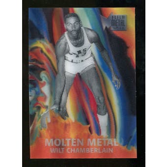 2012/13 Upper Deck Fleer Retro 96-97 Molten Metal #8 Wilt Chamberlain