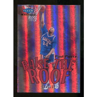 2012/13 Upper Deck Fleer Retro 99-00 Mystique Raise the Roof #6RR Paul Pierce /100