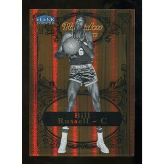 2012/13 Upper Deck Fleer Retro 98-99 Tradition Playmakers Theater #16PT Bill Russell /100