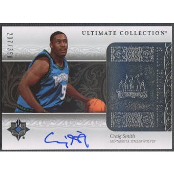 2006/07 Ultimate Collection #186 Craig Smith Rookie Auto #207/350