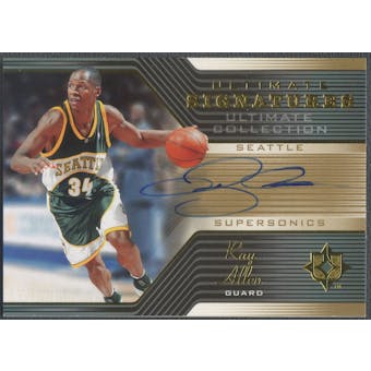 2004/05 Ultimate Collection #RA Ray Allen Ultimate Signatures Auto