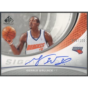 2005/06 SP Game Used #GW Gerald Wallace SIGnificance Auto /100