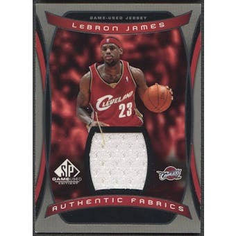 2004/05 SP Game Used #LJ LeBron James Authentic Fabrics Jersey