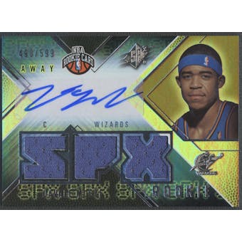 2008/09 SPx #161 Javale McGee Rookie Jersey Auto /599