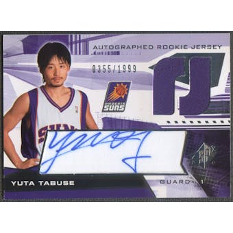 2004/05 SPx #118 Yuta Tabuse Rookie Jersey Auto /1999
