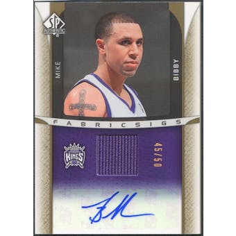 2006/07 SP Authentic #MB Mike Bibby Jersey Auto #45/50