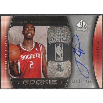 2005/06 SP Authentic #114 Luther Head Rookie Auto /1299