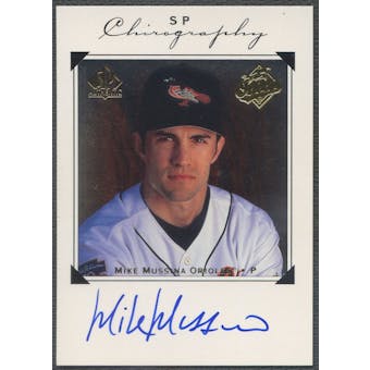 1998 SP Authentic #MM Mike Mussina Chirography Auto