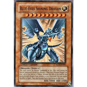 Yu-Gi-Oh Promo Single Blue-Eyes Shining Dragon Super Rare (MOV-EN001) - NEAR MINT (NM)