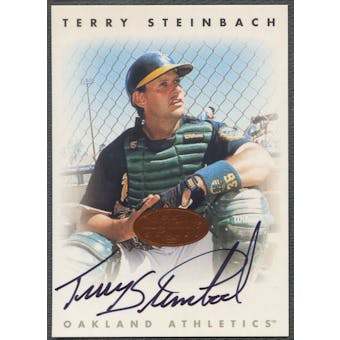 1996 Leaf Signature #215 Terry Steinbach Auto