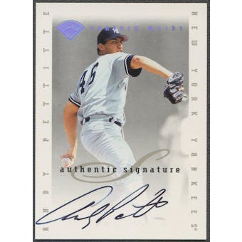 1996 Leaf Signature Extended #23 Andy Pettitte Century Marks Auto