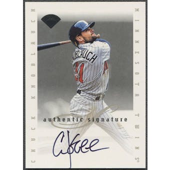 1996 Leaf Signature Extended #103 Chuck Knoblauch Auto