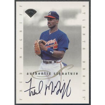 1996 Leaf Signature Extended #124 Fred McGriff Auto