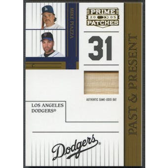2005 Prime Patches #20 Mike Piazza Past and Present Bat #014/150