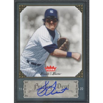 2006 Greats of the Game #18 Bucky Dent Auto