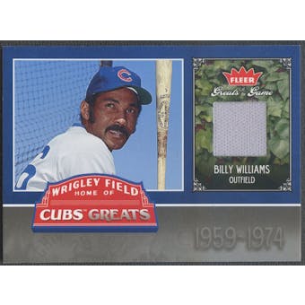 2006 Greats of the Game #BW Billy Williams Cubs Greats Memorabilia Jersey