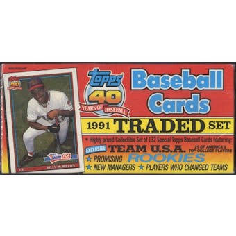 1991 Topps Traded & Rookies Baseball Retail Factory Set