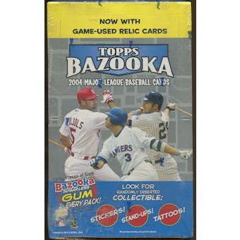 2004 Topps Bazooka Baseball 24 Pack Box