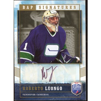 2006/07 Upper Deck Be A Player Signatures #RL Roberto Luongo Autograph