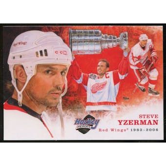 2010/11 Upper Deck Hockey Heroes Steve Yzerman #HHYZ Steve Yzerman Painting