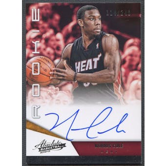 2012/13 Absolute #163 Norris Cole Rookie Auto #114/249