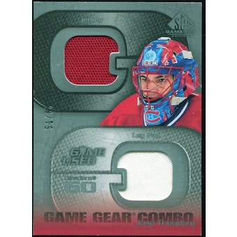 2003/04 Upper Deck SP Game Used Game Gear Combo #GCJT Jose Theodore /85