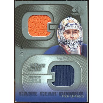 2003/04 Upper Deck SP Game Used Game Gear Combo #GCRD Rick DiPietro /85