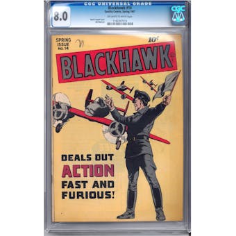 Blackhawk #14 CGC 8.0 (OW-W) *1162307016*