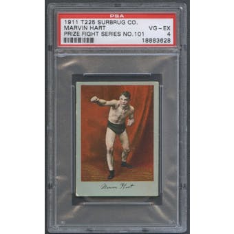 1911 T225 Surbrug Co. Boxing Marvin Hart PSA 4 (VG-EX) *3628