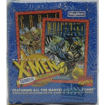 X-Men Series 2 Wax Box (1993 Skybox)