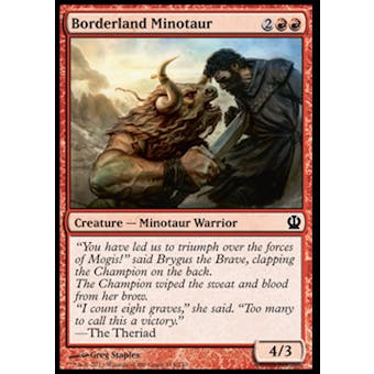 Magic the Gathering Theros Single Borderland Minotaur - NEAR MINT (NM)