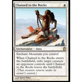 Magic the Gathering Theros Single Chained to the Rocks Foil - NEAR MINT (NM)