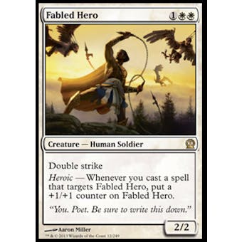 Magic the Gathering Theros Single Fabled Hero Foil - NEAR MINT (NM)